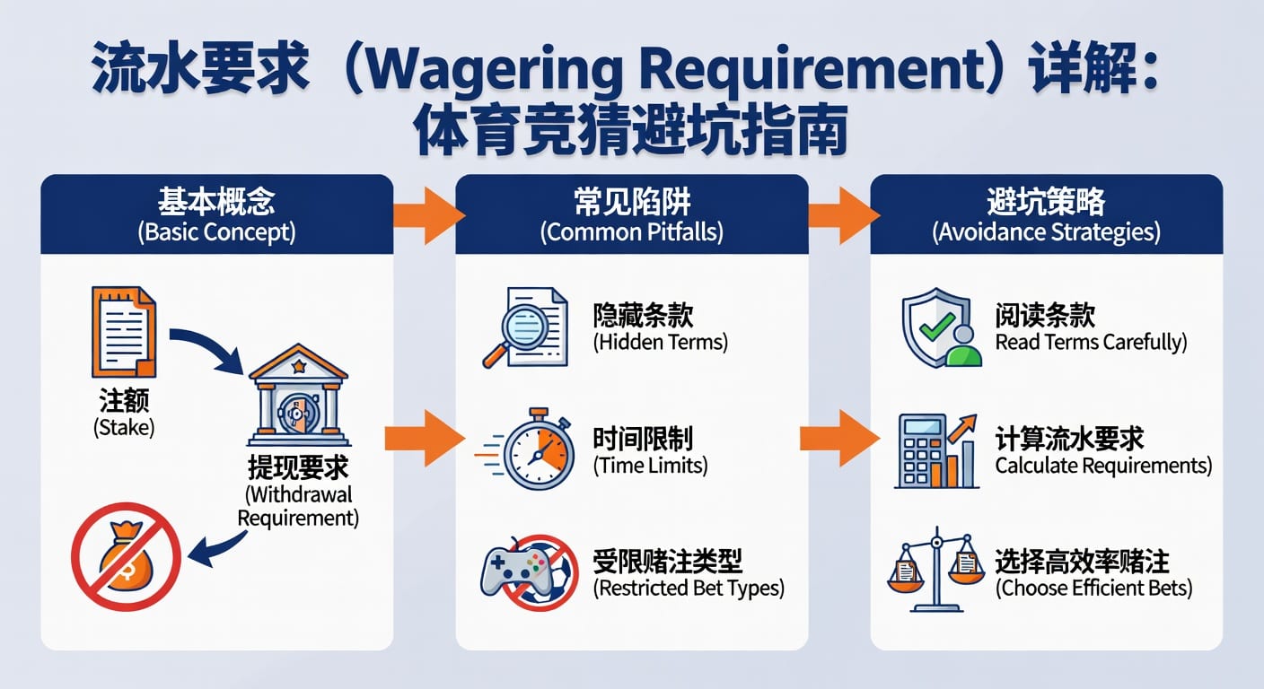 流水要求 Wagering Requirement：体育竞猜福利指南
