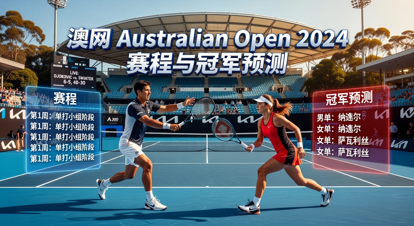 澳网 Australian Open 2024 赛程预测