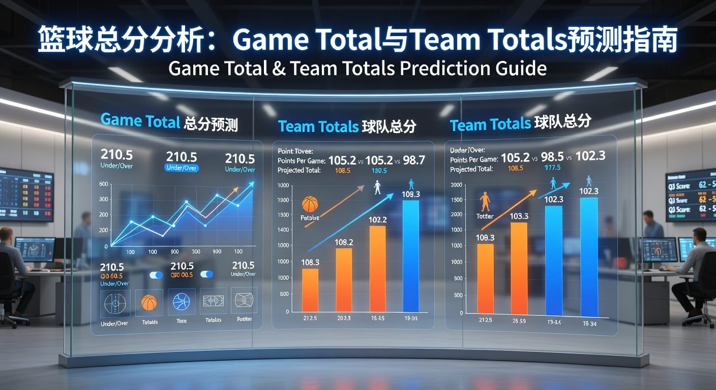 篮球总分分析：Game Total Team Totals预测攻略